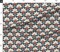 Art Deco Retro Floral Geometric Lotus Nouveau 70S Groovy Boho Scandi Blue Custom Printed Fabric by Spoonflower Various Fabrics by the Yard or Fat Quarter